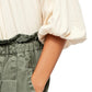Free People Women's Top Monday Morning Embroidered Mes Natural Size X-Small