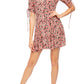 Free People Women's Lace-Up Minidress Charcoal Size Large