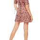 Free People Women's Lace-Up Minidress Charcoal Size Large