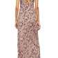 Free People Women's Bon Voyage Floral Print Sleeveless Dress Charcoal Size X-Small