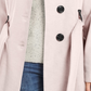 Madden Girl Junior's Belted Skirted Coat Pink Size Medium
