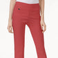 Alfani Women's Petite Tummy-Control Pull-On Capri Pants Pink Size 4 P