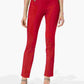 Alfani Women's Solid Casual Trouser Pants Red Size 10 Petite
