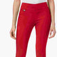 Alfani Women's Solid Casual Trouser Pants Red Size 10 Petite