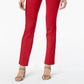 Alfani Women's Petite Tummy-Control Pull-On Skinny Pants Red Size 2 P