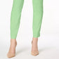 Alfani Women's Tummy Control Pull On Skinny Pants  Short Green Size 6 Petite