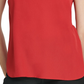 DKNY Women's Flutter Cap Sleeve Top Red Size Medium
