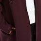 Calvin Klein Women's Performance Plus Size Hooded Warm-Up Jacket Red Size 1X