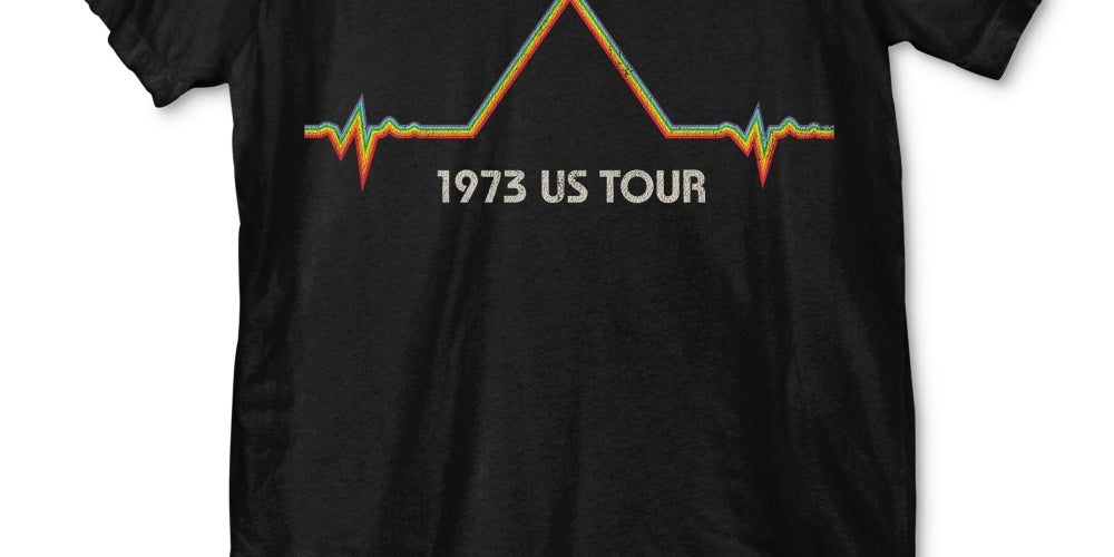 Goodie Men's Pink Floyd Graphic T-Shirt Black Size Medium