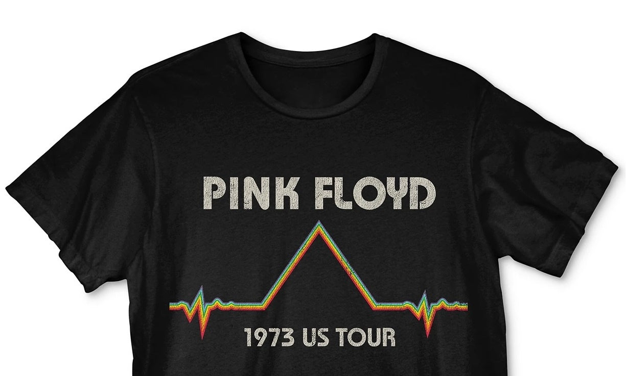 Goodie Men's Pink Floyd Graphic T-Shirt Black Size Small