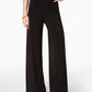 NY Women's Collection Petite Wide-Leg Palazzo Black Size Petite Small