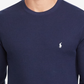 Ralph Lauren Men's Waffle Knit Thermal Pajama Shirt Blue