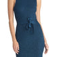 Rachel Roy Women's Kiki Metallic Sweater Dress Blue Size XX-Large
