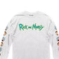 Ripple Junction Rick and Morty Men's Graphic T-Shirt White Size Medium