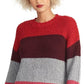 Rachel Roy Women's Colorblocked Sweater Pink Size Medium