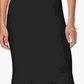 Rachel Roy Women's Jacquard Midi Skirt Black Size Small