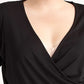 Rachel Roy Women's Long Sleeve V Neck Top Plus Black Size 0X