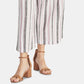 Rachel Roy Women's White Belted Pocketed Zippered Striped Pants White Size 2