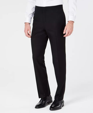 Ryan Seacrest Distinction Men's Lightweight Regular Fit Pants Black Size 36X32