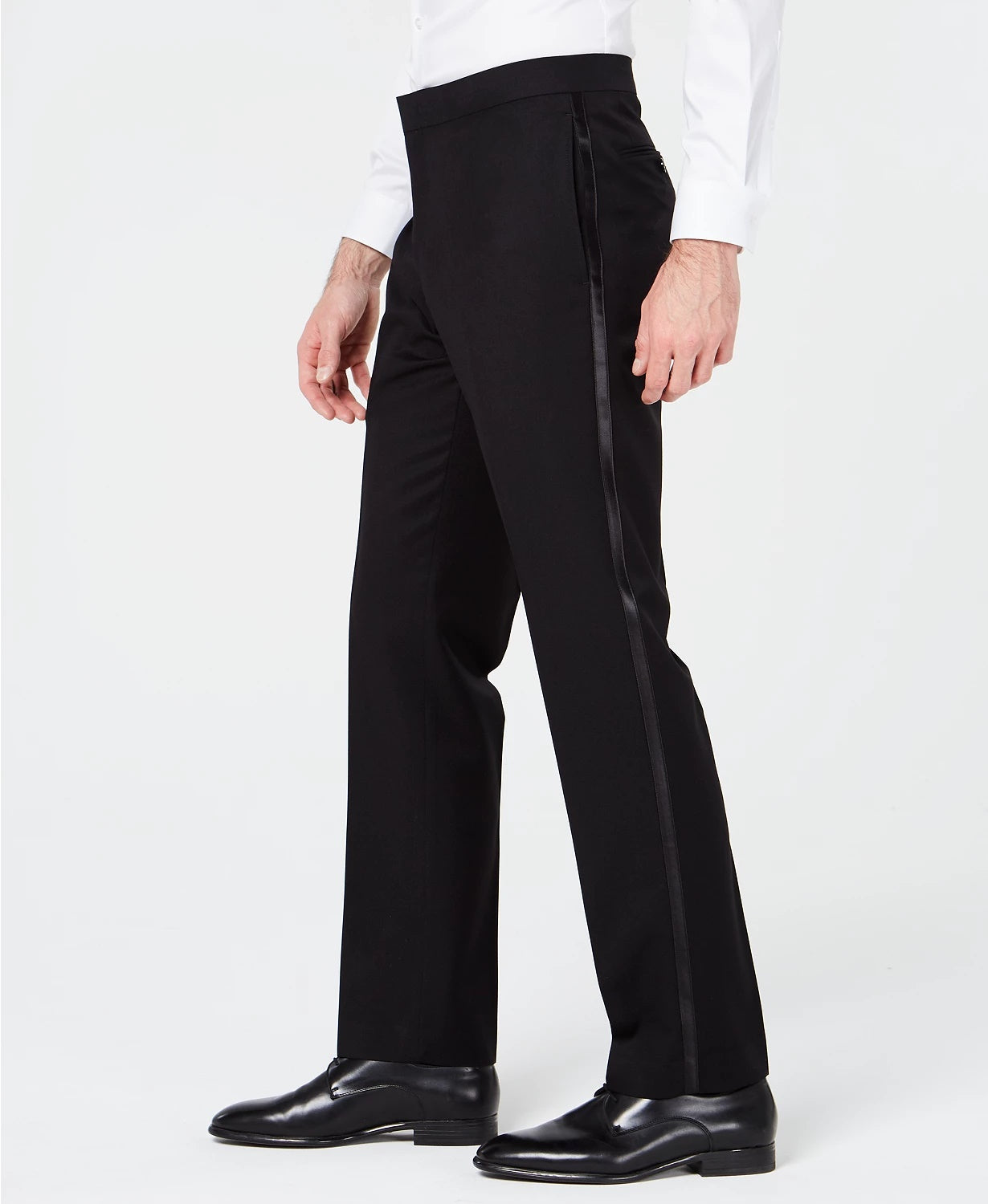 Ryan Seacrest Distinction Men's Lightweight Regular Fit Pants Black Size 36X32