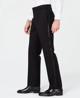 Ryan Seacrest Distinction Men's Lightweight Regular Fit Pants Black Size 36X32