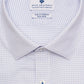 Ryan Seacrest Distinction Men's Dress Shirt Grid Slim Fit Blue Size 15X34X35