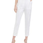 Calvin Klein Women's Linen Slim Ankle Pants White Size 10