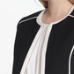 Calvin Klein Women's Contrast Trim Jacket Black Size 2