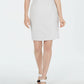 Calvin Klein Women's Textured Pencil Skirt White Size 10