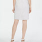 Calvin Klein Women's Textured Pencil Skirt White Size 10