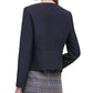 Calvin Klein Women's Twill Zipper-Front Jacket Navy Size 4