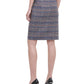 Calvin Klein Women's Tweed Pencil Skirt Brown Size 14