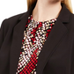 Calvin Klein Women's Piped Trim Tuxedo Blazer Black Size 8