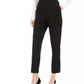 Calvin Klein Women's High-Waist Tuxedo Pants Black Size 12