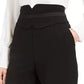 Calvin Klein Women's High-Waist Tuxedo Pants Black Size 12