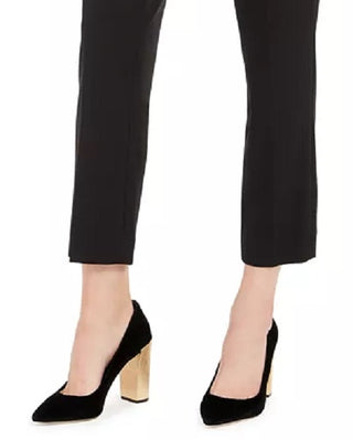 Calvin Klein Women's High-Waist Tuxedo Pants Black Size 12