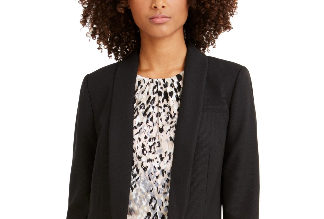 Calvin Klein Women's Parker Twill Blazer Black Size 12