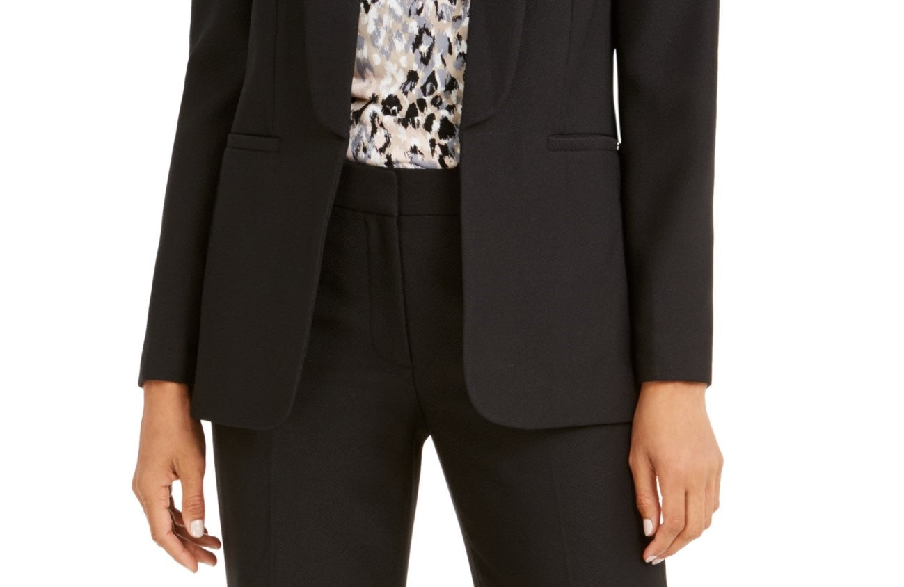 Calvin Klein Women's Parker Twill Blazer Black Size 12