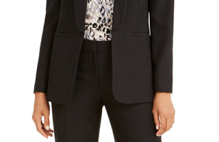 Calvin Klein Women's Parker Twill Blazer Black Size 12