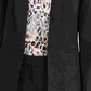 Calvin Klein Women's Parker Open-Front Blazer Black Size 14