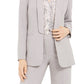 Calvin Klein Women's Parker Open-Front Blazer Gray Size 14