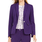 Calvin Klein Women's One Button Blazer Blue Size 10