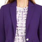 Calvin Klein Women's One-Button Blazer Purple Size 8