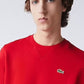 Lacoste Men's Classic Pullover Red Size 7