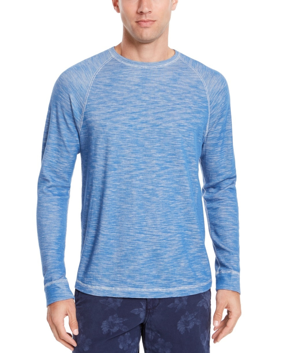 Tommy Bahama Men's Duncan Deux Crewneck Sweater Blue Size Medium