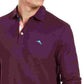 Tommy Bahama Men's Long Sleeve Polo Shirt Purple Size Small