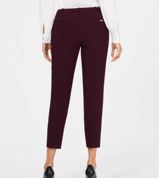 Calvin Klein Women's Highline Skinny Ankle Pants Purple Size 8 Petite