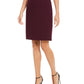 Calvin Klein Women's Soft Crepe Pencil Skirt Purple Size 4 Petite