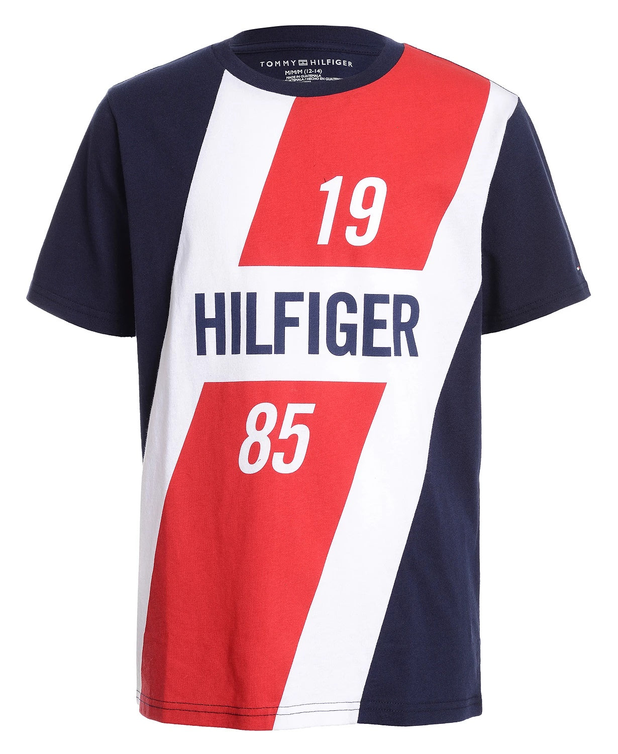 Tommy Hilfiger Toddler Boys Colorblocked Logo Panel T-Shirt Dark Blue Size 2T