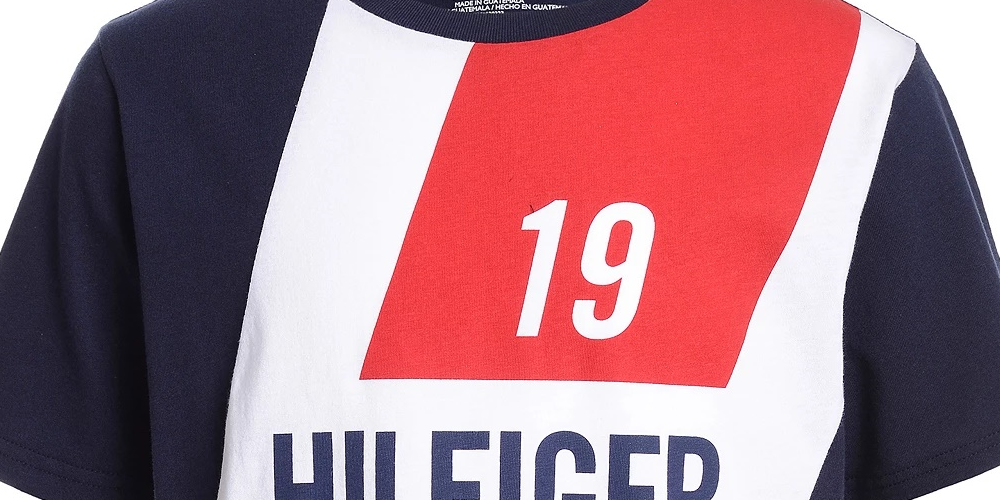 Tommy Hilfiger Toddler Boys Colorblocked Logo Panel T-Shirt Dark Blue Size 2T
